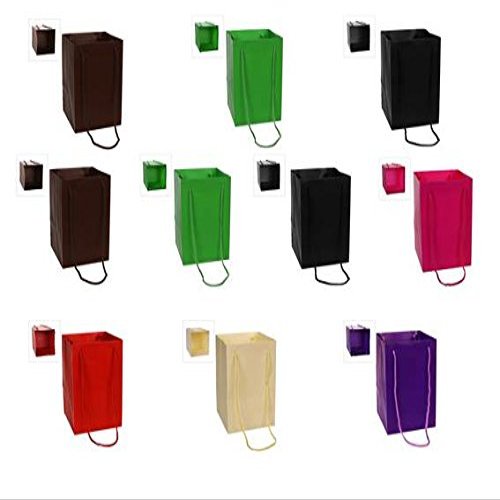 10 Large Porto Bags to Display Hand Tied Flower Bouquets Mix Colour (2832)
