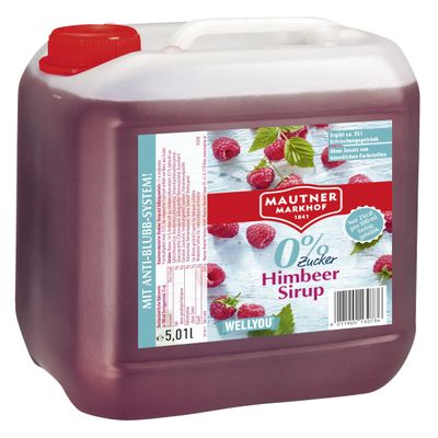 Mautner Markhof Raspberry 0% Sugar Syrup 5l