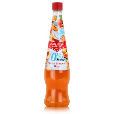 Mautner Markhof Peach maracuja 0% sugar syrup