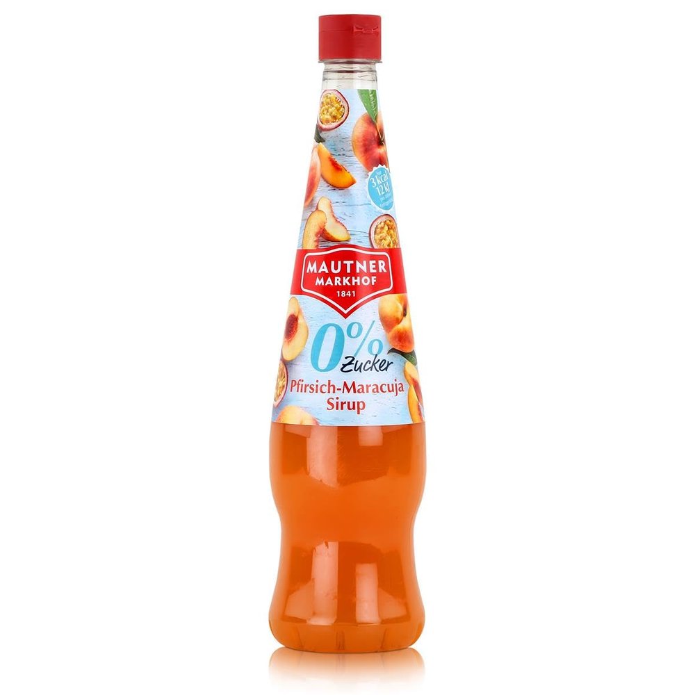 Mautner Markhof Peach maracuja 0% sugar syrup