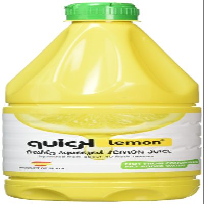 Quick Lemon Juice - Not from Concentrate 1000ml/1 Litre (Pack of 2)