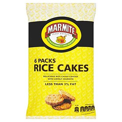 Marmite Mini Rice Multipack Cakes, 22g (1 Pack of 6)