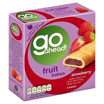 Go Ahead Strawberry Fruit Bake 6 x 35g