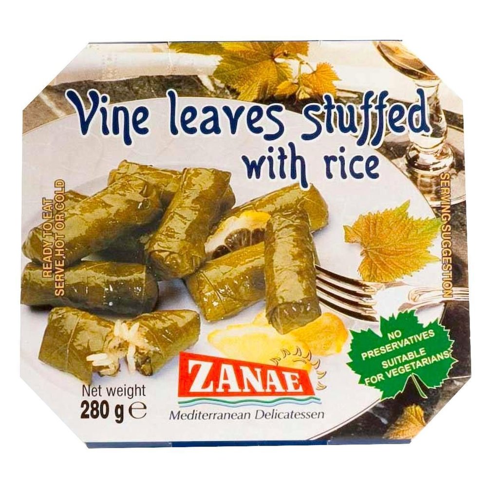 Zanae Vine Leaves Stuffed with Rice 280g