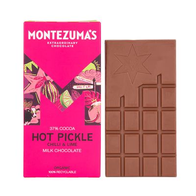 Montezuma's Milk Chocolate Chilli & Lime 100g