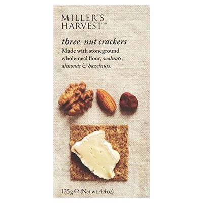 Miller's Harvest Three-Nut Crackers 125g