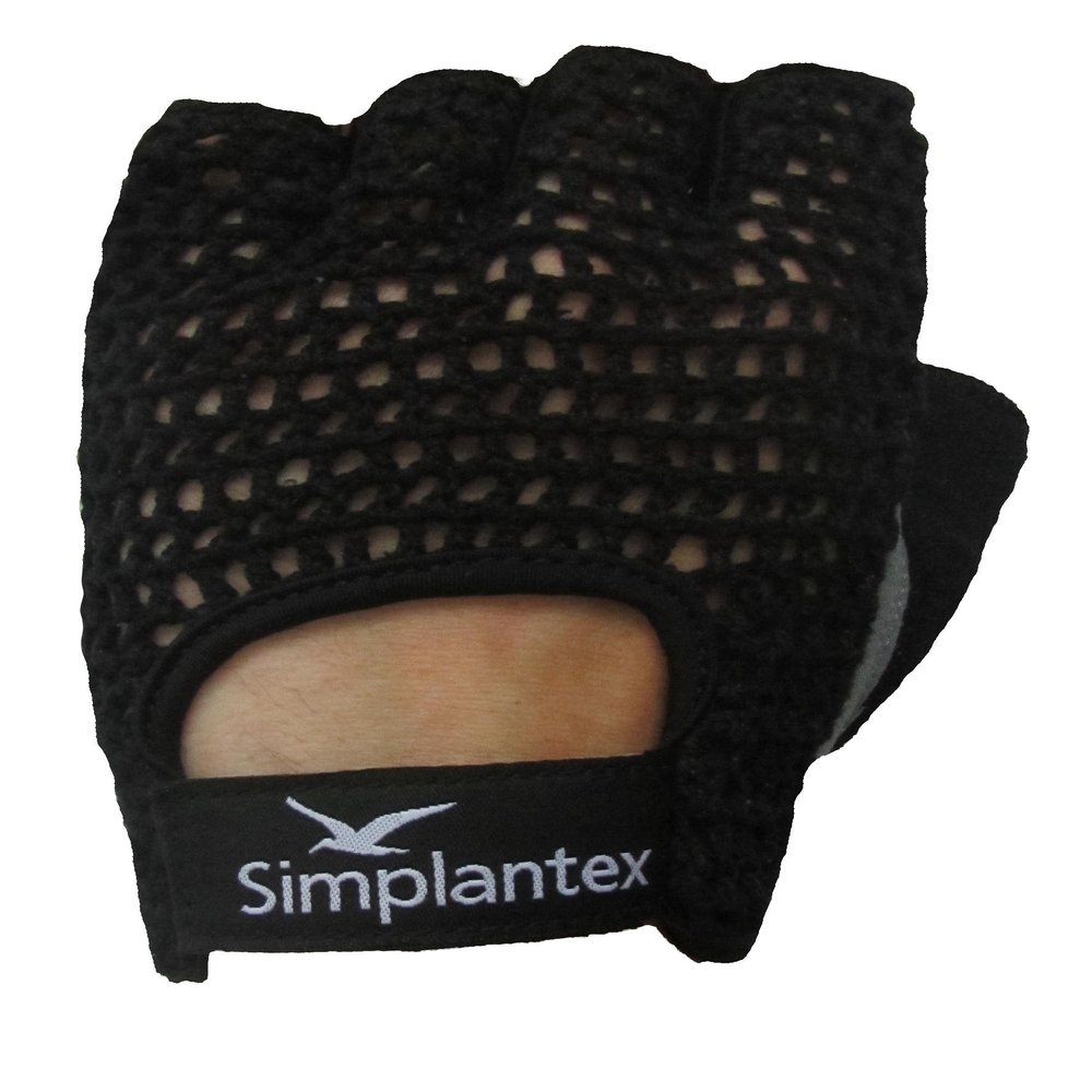 Ability Superstore Athletic Sports Wheelchair Gloves,Black and Grey-Medium