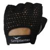 Ability Superstore Athletic Sports Wheelchair Gloves,Black and Grey-Medium view 1