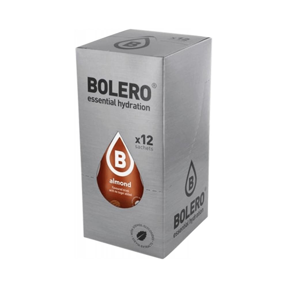 Bolero Essential Hydration Sugar Free Fruit Drink Almond 12 Sachets