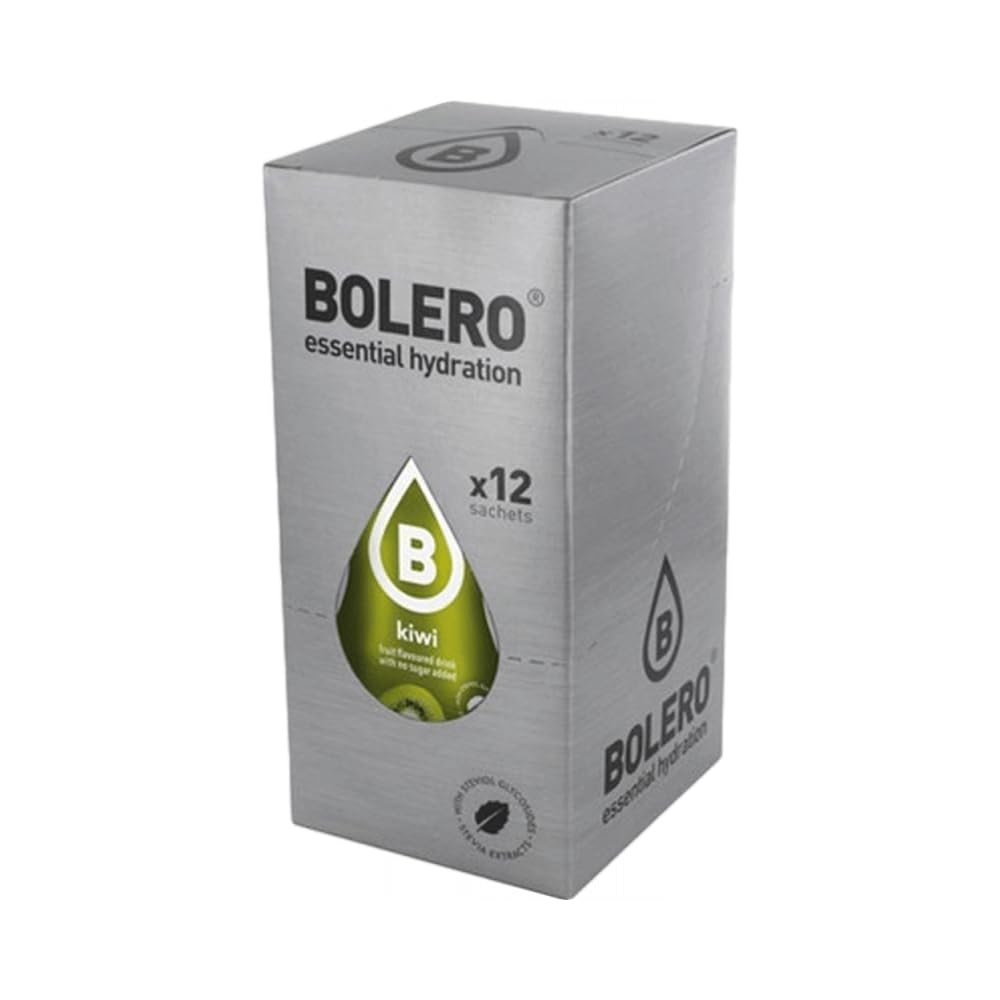 Bolero Essential Hydration Sugar Free Fruit Drink Kiwi 12 Sachets