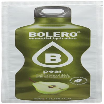 Bolero Essential Hydration Sugar Free Fruit Drink Pear 12 Sachets