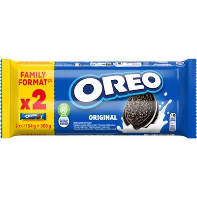 Oreo Original Sandwich Biscuit, 2 x 154g