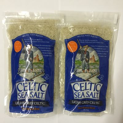 2 x Celtic Sea Salt, Light Grey Celtic, Vital Mineral Blend, 1 lb (454 g)
