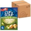 Batchelors Cup a Soup Creamy Potato & Leek Instant Soup, 4 Sachets Per 107 g (Pack of 9) view 1