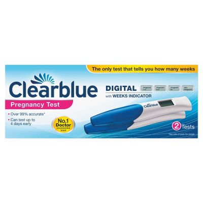 6 x Clearblue Digital Pregnancy Test with Conception Indicator, 2 Tests