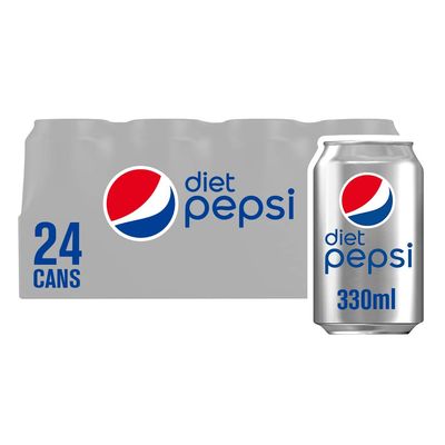 Diet Pepsi, 24 x 330ml Cans