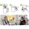 NRS Healthcare Hand Steady Mug with Easy Drinking Cup Aid view 3