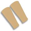 iM Sports Skin Guards Skin Protection Forearm Sleeves - Made in USA - Pair, Light, XXS view 1