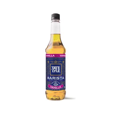 Tate & Lyle - Vanilla Syrup - Fairtrade Set, Vegan and Vegetarian Friendly - Vanilla Coffee Syrup, Cold Drinks and Hot Drinks - Produced in the UK - 750ml