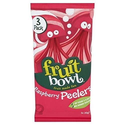 Fruit Bowl Raspberry Peelers 3 x 20 per Pack - Pack of 2