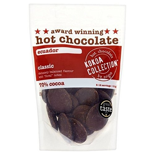 Kokoa Collection 70% Classic Hot Chocolate from Ecuador 210g - Pack of 2