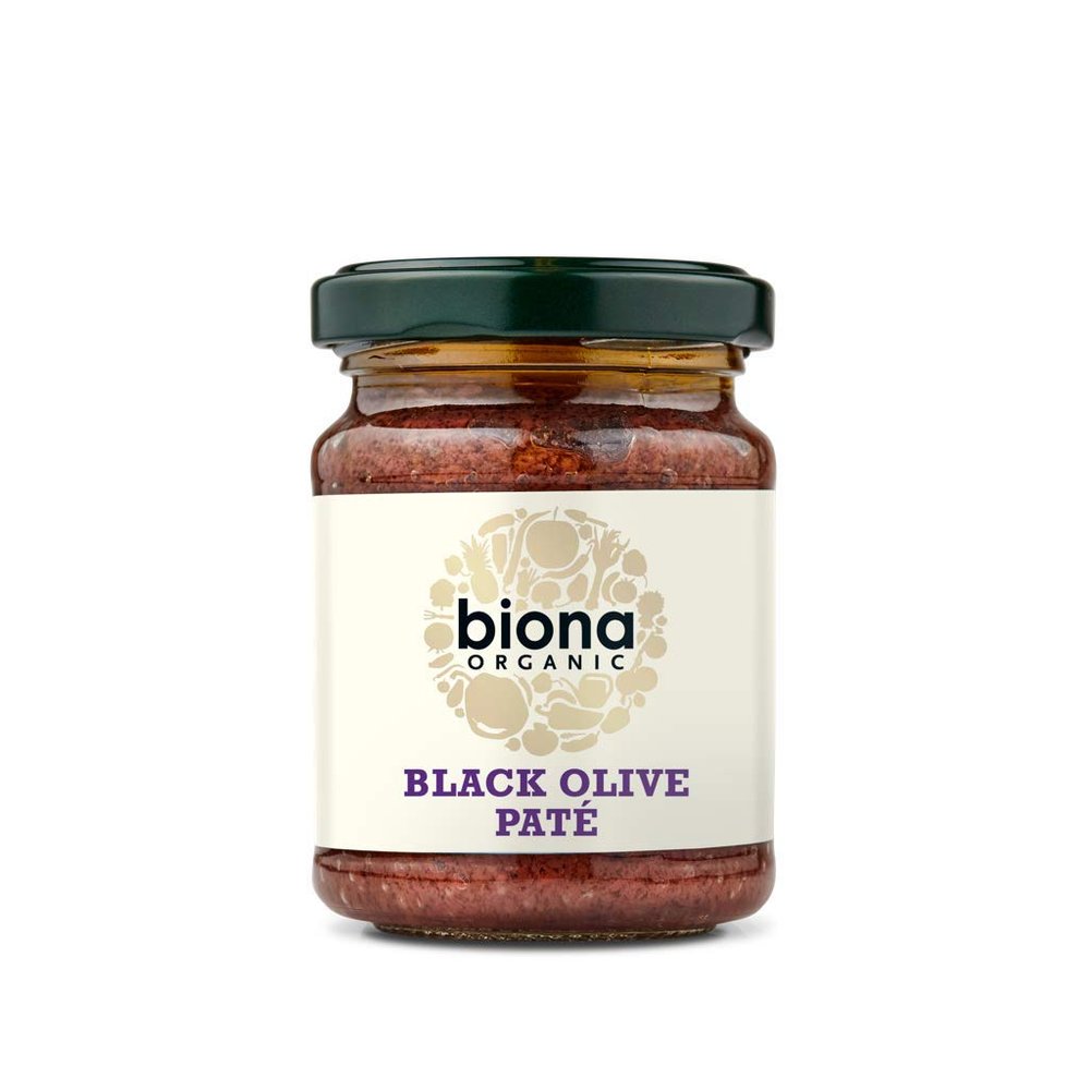Biona Organic Black Olive Pate 120g - Pack of 2