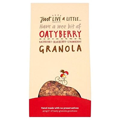 Just Live a Little OatyBerry Granola 400g - Pack of 2