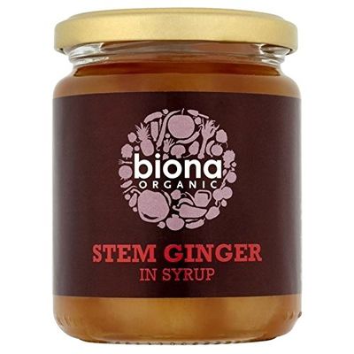 Biona Organic Stem Ginger in Syrup 330g - Pack of 2