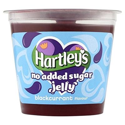 Hartley's No Added Sugar Blackcurrant Jelly Pot 115g - Pack of 2