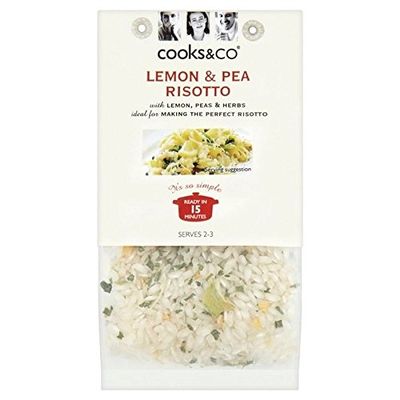 Cooks & Co Lemon & Pea Risotto 190g - Pack of 2