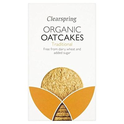 Clearspring Organic Traditional Oatcakes 200g - Pack of 2