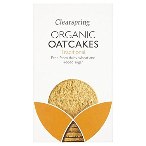 Clearspring Organic Traditional Oatcakes 200g - Pack of 2