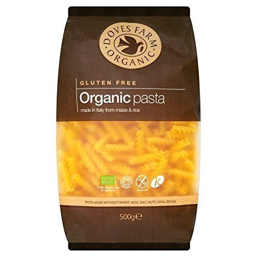 Doves Farm Gluten Free Organic Pasta Fusilli 500g - Pack of 2
