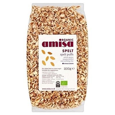 Amisa Organic Spelt Puffs 200g - Pack of 2
