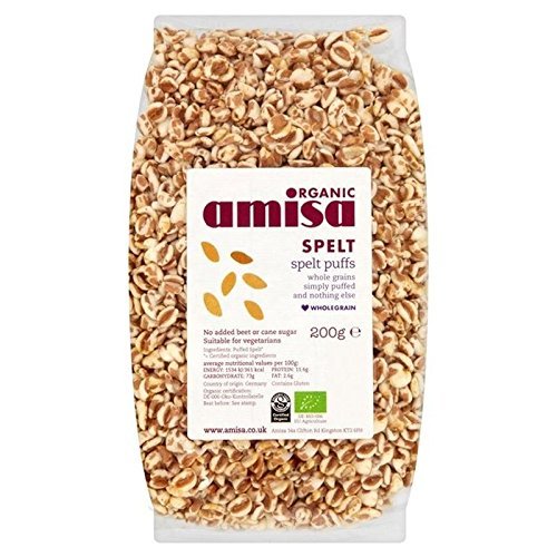 Amisa Organic Spelt Puffs 200g - Pack of 2