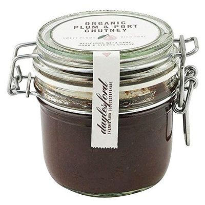 Daylesford Organic Chutney with Plums & Port 220g - Pack of 2
