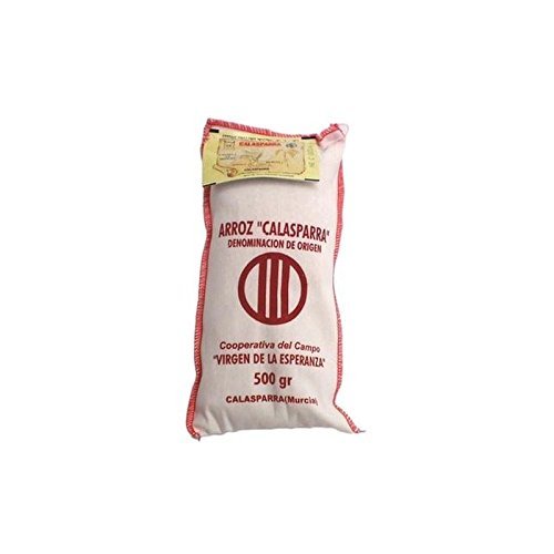 Brindisa Calasparra Paella Rice, Cotton Sack 500g - Pack of 2