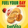 Belvita Duo Crunch Strawberry & Yogurt Breakfast Biscuits, Nutritious Morning Snack (5 x 50.6 g) (Pack of 18) Total 180 Biscuits view 3