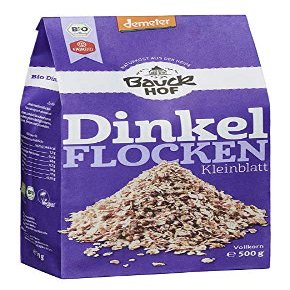 Bauckhof Bio Bauck Demeter Spelt Flakes Small Sheet (8 x 500 g)
