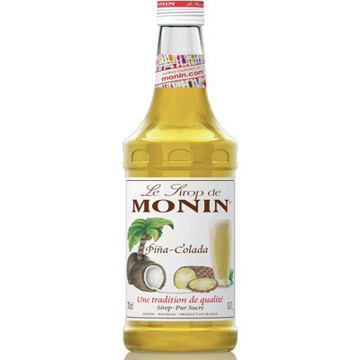 Monin Pina Colada Syrup 70cl Case of 6, Transparent