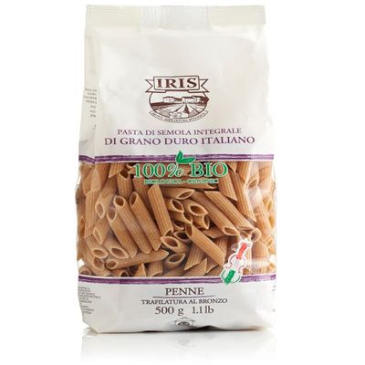 Iris - ORGANIC WHOLEMEAL PENNE - 500 gr