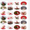 24 Precut Cute Dog and Puppy Christmas Themed Edible Wafer Paper Cupcake Cake Toppers Decorations view 2