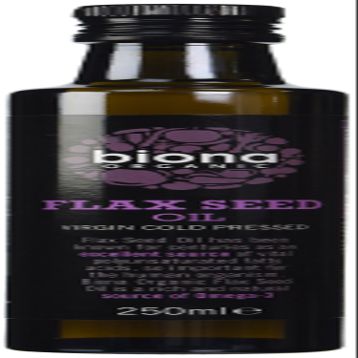 Biona Organic Flax Seed Oil, 250ml, Pack of 3
