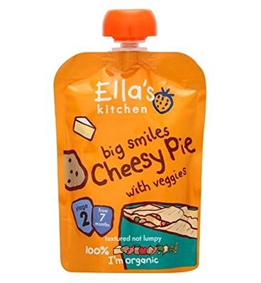 Ella'S Kitchen Big Smiles Cheesy Pie with Veggies Stage 2 from 7 Months 130G