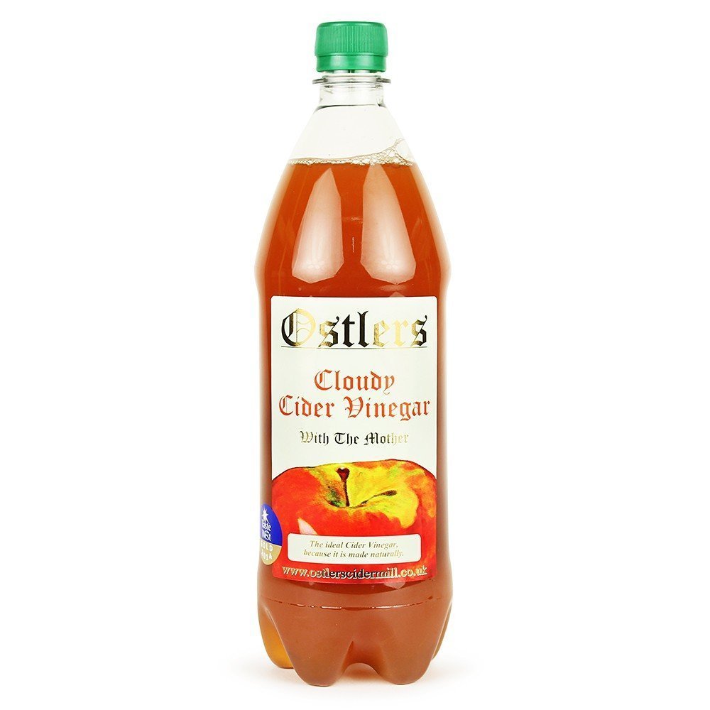 Ostlers Apple Cider Vinegar with Mother 1 litre (Pack of 6)