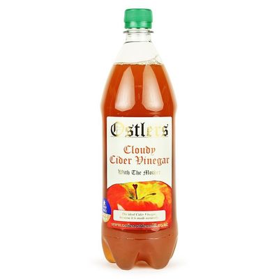 Ostlers Apple Cider Vinegar with Mother 1 litre (Pack of 4)