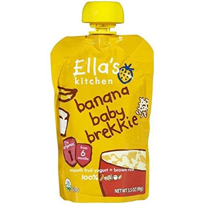 Ella'S Kitchen Banana Baby Brekkie Stage 1 From 6 Months 100G