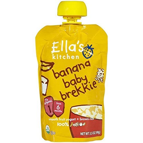 Ella'S Kitchen Banana Baby Brekkie Stage 1 From 6 Months 100G