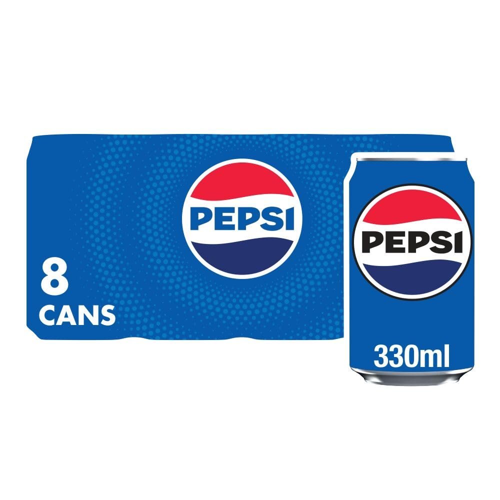 Pepsi Soda 330ml (Pack of 8)