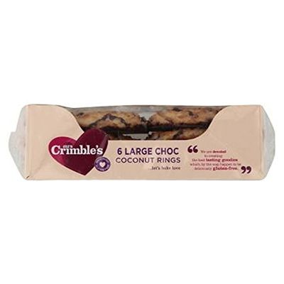 Mrs Crimble'S 6 Large Jam Coconut Rings 200G